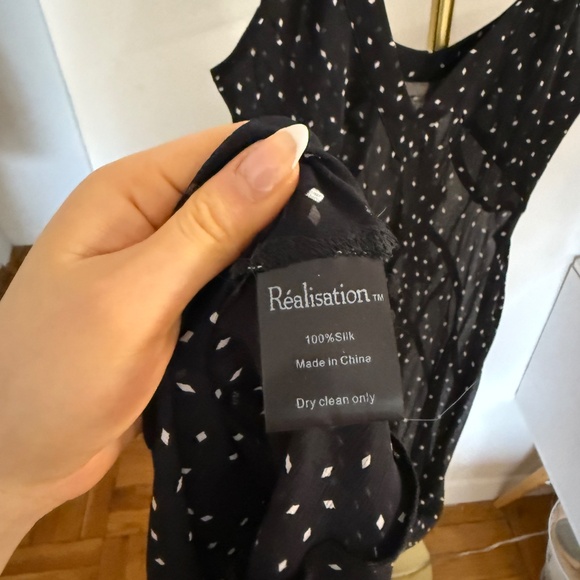 Realisation silk polka dot ruffle maxi dress - Picture 4 of 4